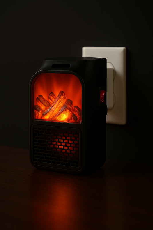 Calefactor chimenea con mando 1000 Watts