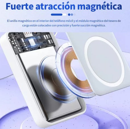 Bateria Externa Inalámbrica tipo Magsafe 5000mAh